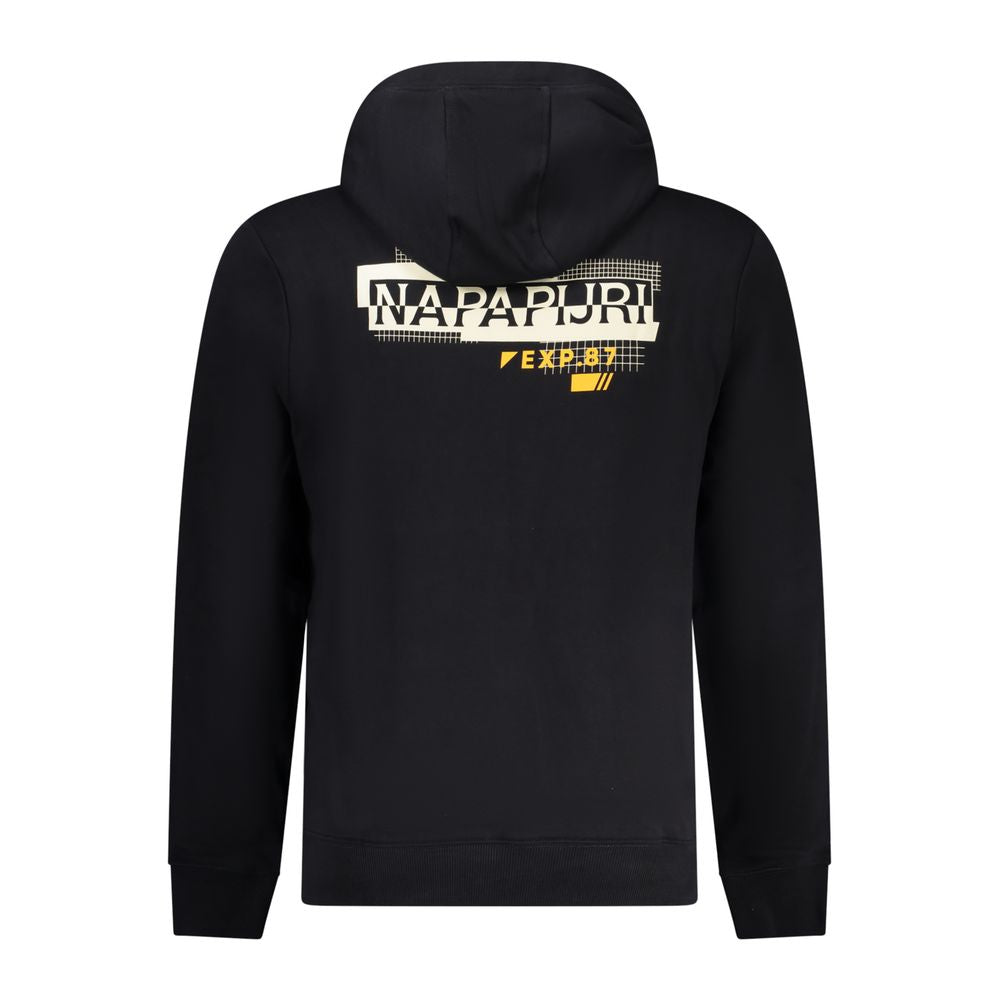 Napapijri Schwarzer Baumwollpullover für Männer